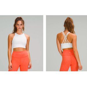 Lululemon energy high-neck longline ribbed luxtreme bra